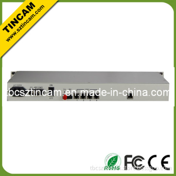 4e1 Fiber Optical Multiplexer 120ohm